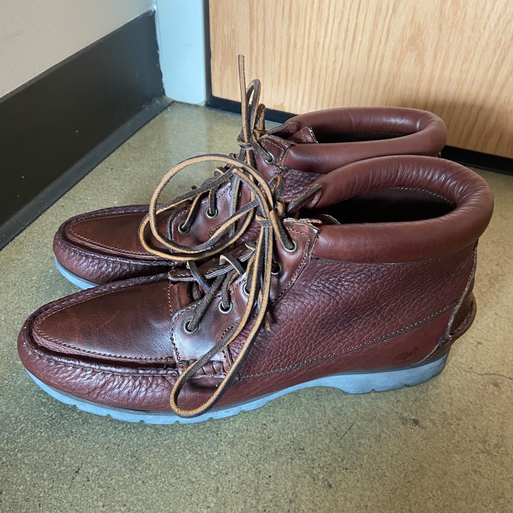 Vintage Full Leather Waterproof Timberland Boots Size 10